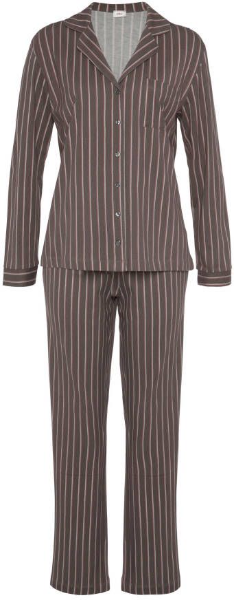 s.Oliver RED LABEL Beachwear Pyjama met een mooi motief (2-delig)