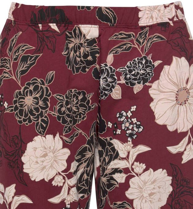 s.Oliver RED LABEL Beachwear Pyjama in klassiek model met bloemmotief (2-delig 1 stuk)