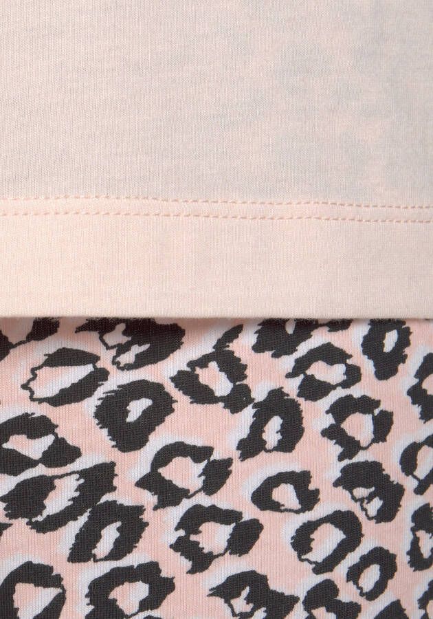 s.Oliver RED LABEL Beachwear Pyjama met luipaardprint (2-delig 1 stuk)
