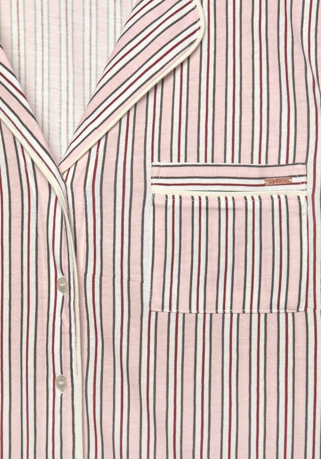 s.Oliver RED LABEL Beachwear Shortama met print all-over (2-delig 1 stuk)
