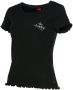 S.Oliver RED LABEL Beachwear T-shirt met rimpelrandje - Thumbnail 3