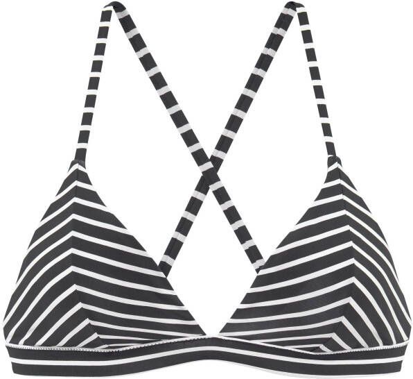s.Oliver RED LABEL Beachwear Triangel-bikinitop HILL gestreept