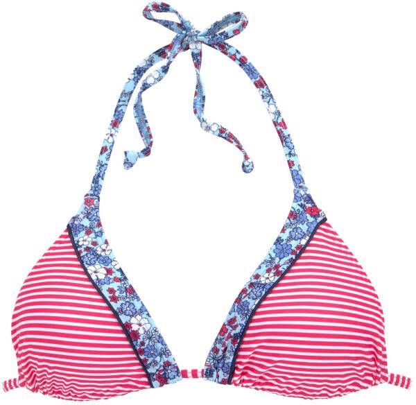 s.Oliver RED LABEL Beachwear Triangel-bikinitop Jill met patroonmix