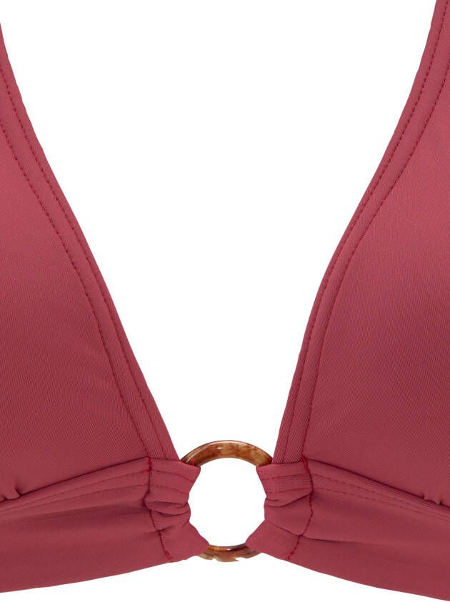s.Oliver RED LABEL Beachwear Triangel-bikinitop Rome met brede boord