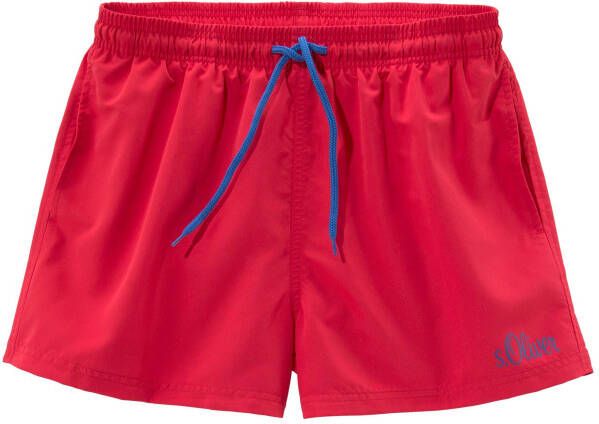 s.Oliver RED LABEL Beachwear Zwemshort met complementair kleurdesign