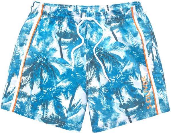 s.Oliver RED LABEL Beachwear Zwemshort Binnen slip met kleine binnenzak achterzak met klittenbandsluiting