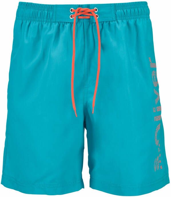 s.Oliver RED LABEL Beachwear Zwemshort met trendy logoprint