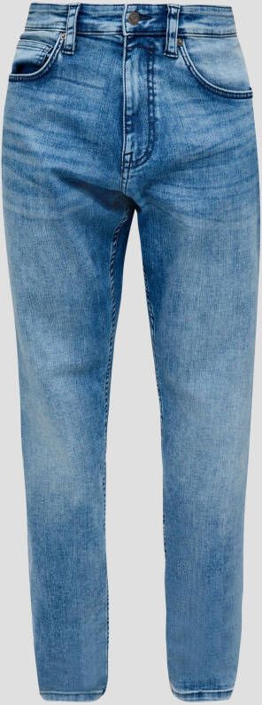 s.Oliver Tapered jeans met merkbadge
