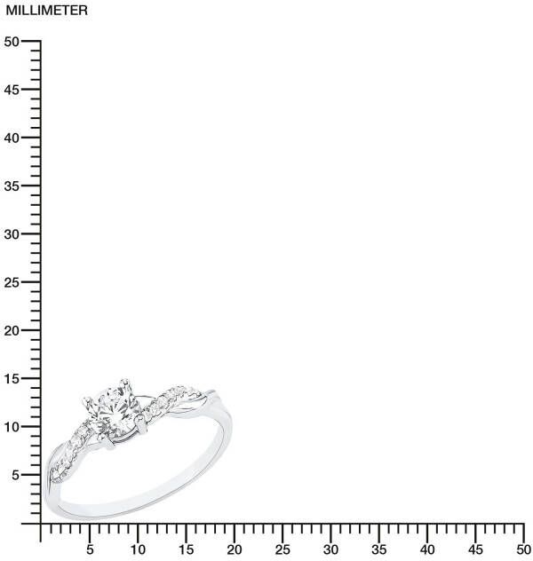s.Oliver Zilveren ring 9079322 met zirkoon (synthetisch)