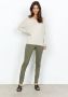 Soyaconcept Sweatshirt met geribde ronde hals model 'Biara' - Thumbnail 4