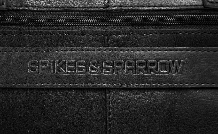Spikes & Sparrow Aktetas echt leder