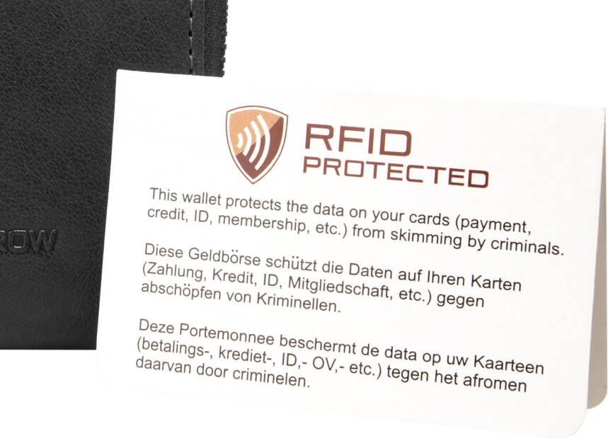 Spikes & Sparrow Portemonnee RFID echt leder