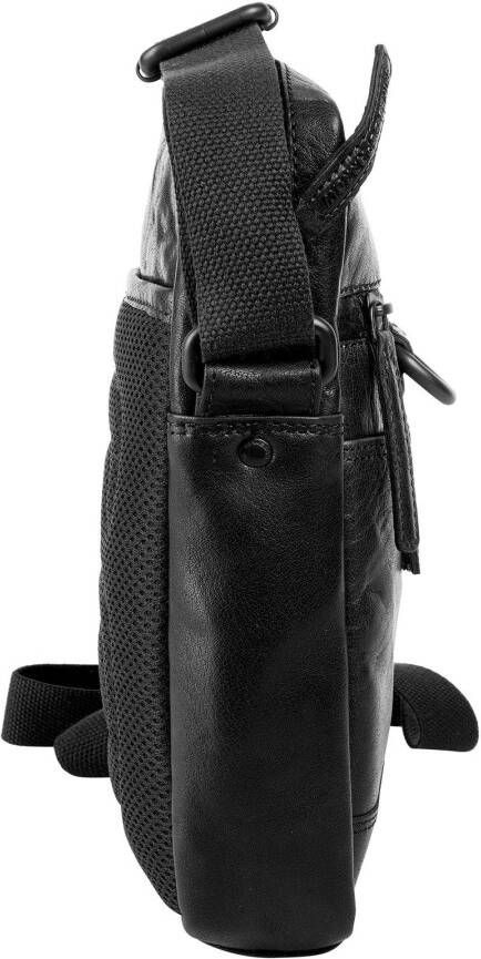 Spikes & Sparrow Schoudertas echt leder