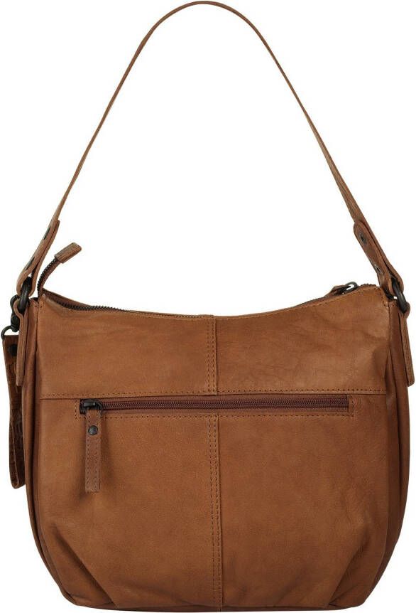 Spikes & Sparrow Schoudertas echt leder