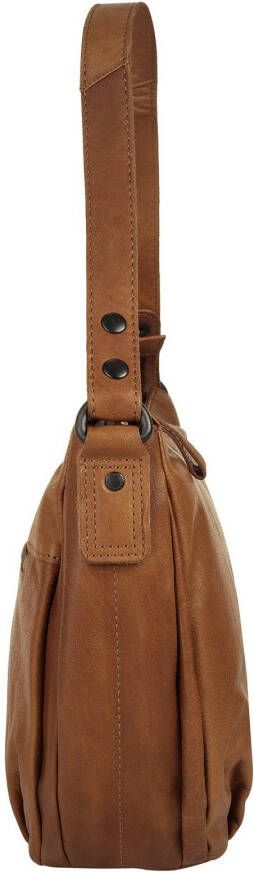 Spikes & Sparrow Schoudertas echt leder