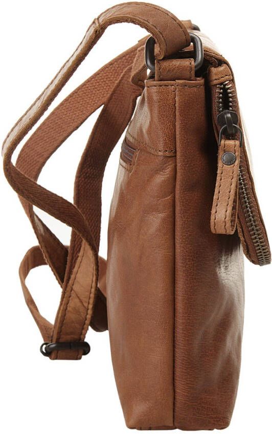 Spikes & Sparrow Schoudertas echt leder