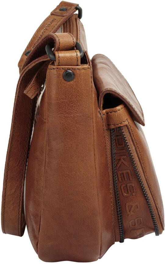 Spikes & Sparrow Schoudertas echt leder