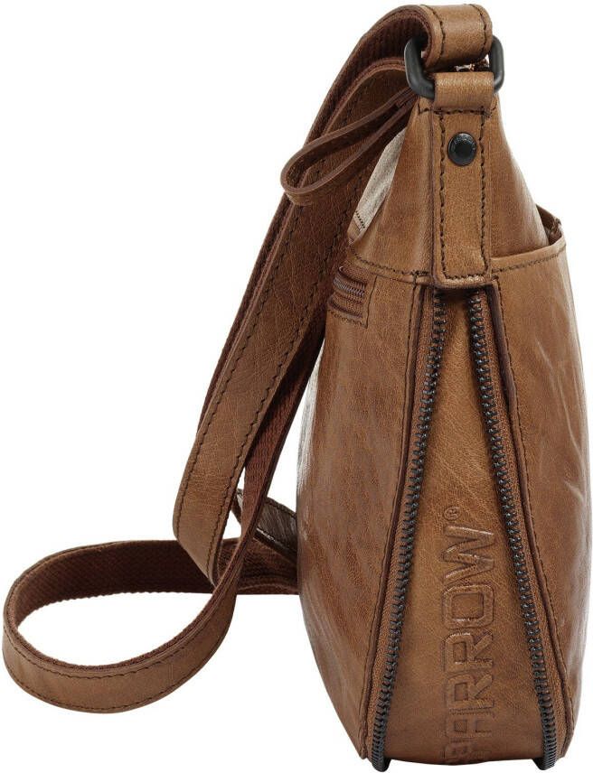 Spikes & Sparrow Schoudertas echt leder