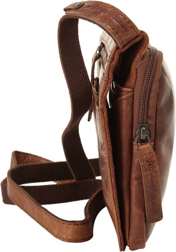 Spikes & Sparrow Schoudertas echt leder