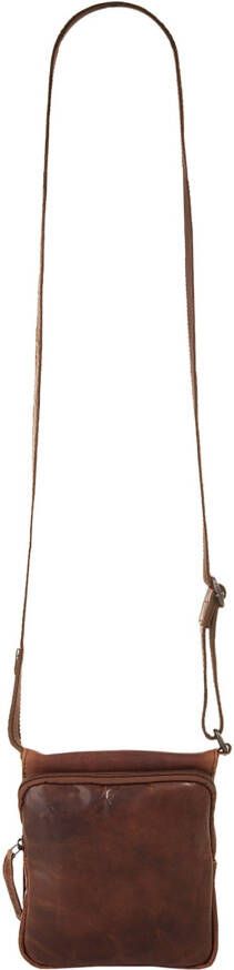 Spikes & Sparrow Schoudertas echt leder