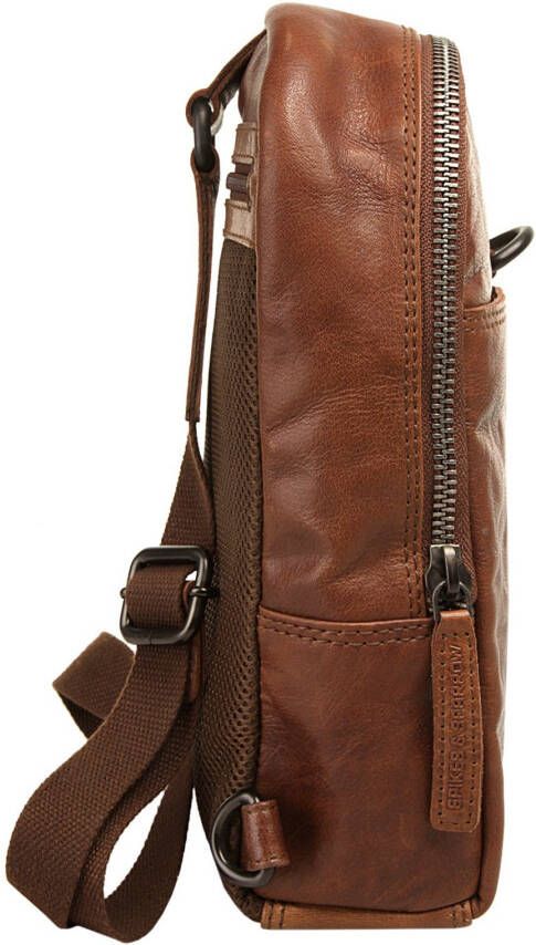 Spikes & Sparrow Schoudertas echt leder