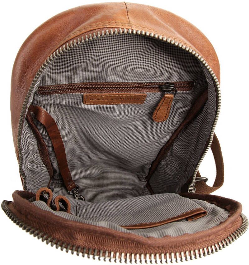 Spikes & Sparrow Schoudertas echt leder