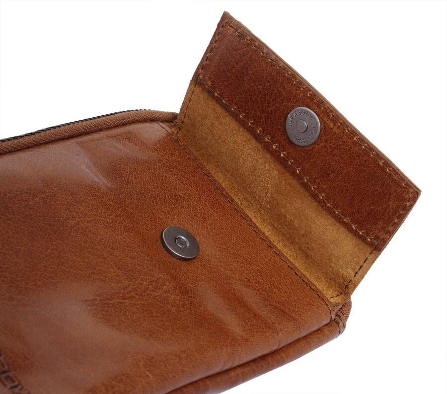Spikes & Sparrow Schoudertas echt leder