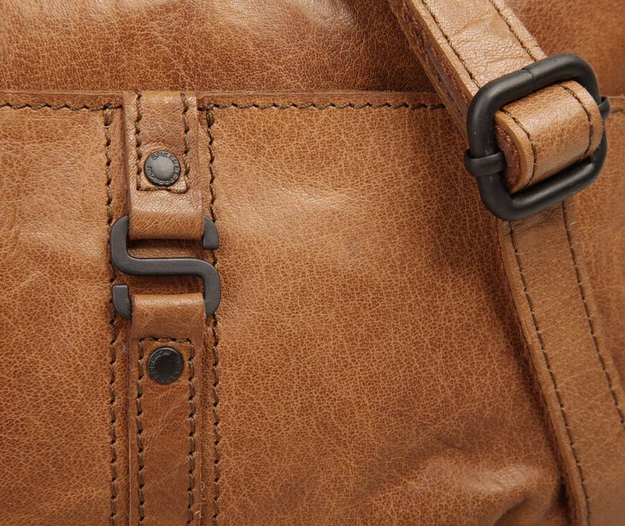 Spikes & Sparrow Schoudertas echt leder