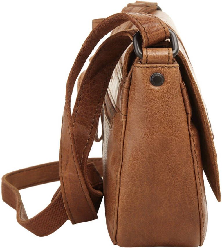 Spikes & Sparrow Schoudertas echt leder