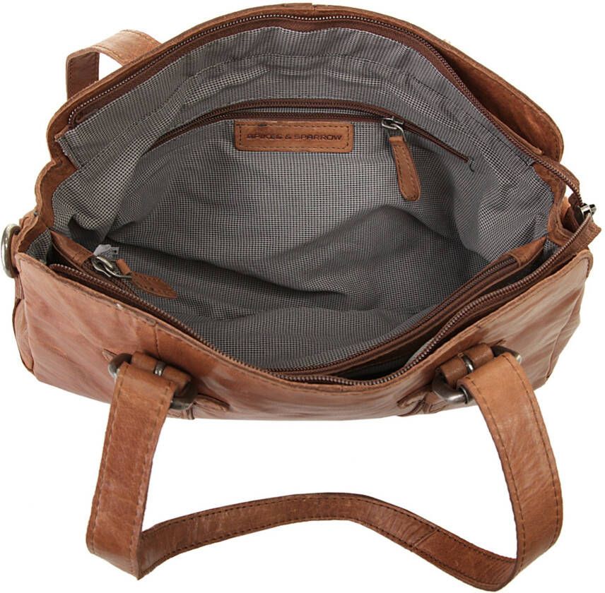 Spikes & Sparrow Tas echt leder