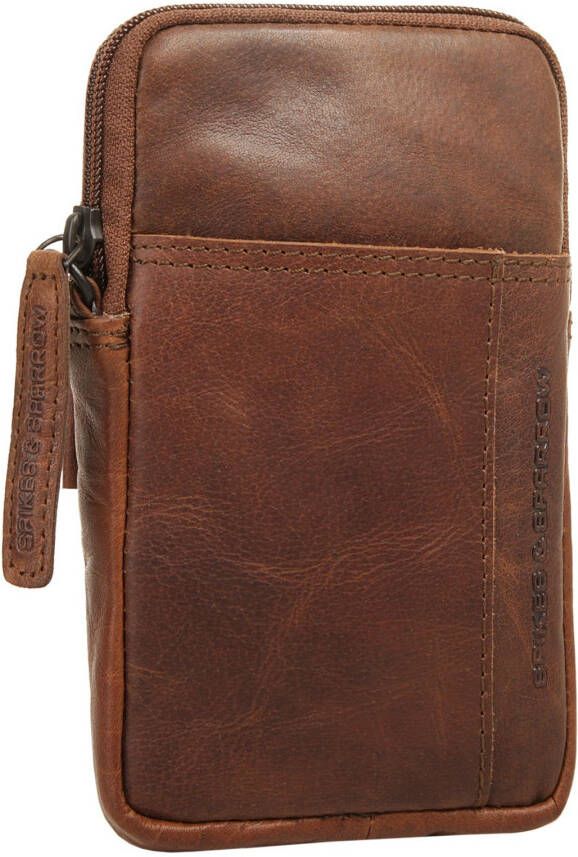 Spikes & Sparrow Schoudertas echt leder