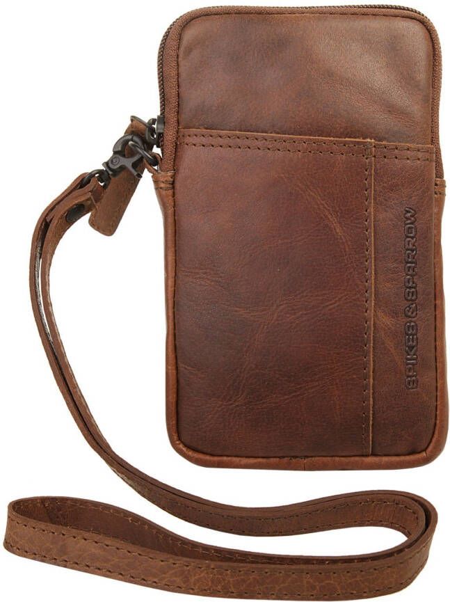 Spikes & Sparrow Schoudertas echt leder