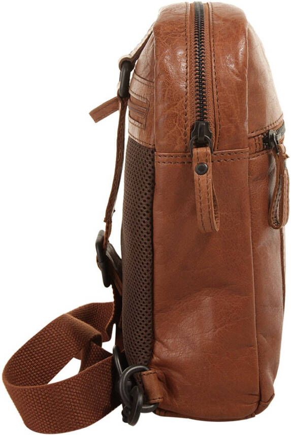 Spikes & Sparrow Schoudertas echt leder