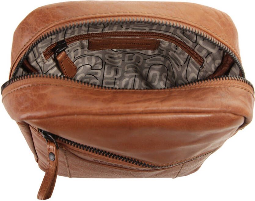 Spikes & Sparrow Schoudertas echt leder