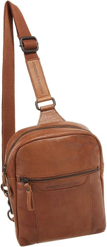 Spikes & Sparrow Schoudertas echt leder