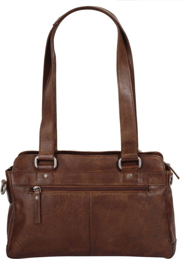 Spikes & Sparrow Tas echt leder