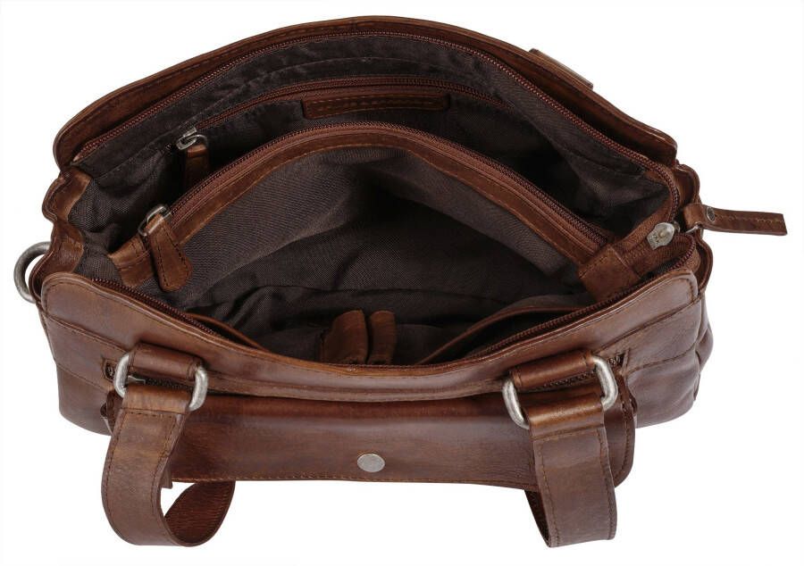 Spikes & Sparrow Tas echt leder