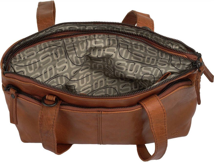 Spikes & Sparrow Tas echt leder