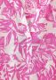Street One blousetop met linnen en bladprint roze wit - Thumbnail 5