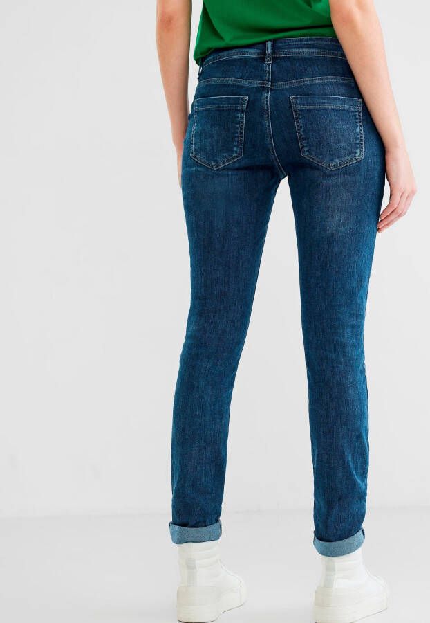 STREET ONE Slim fit jeans in 4-pocketsstijl