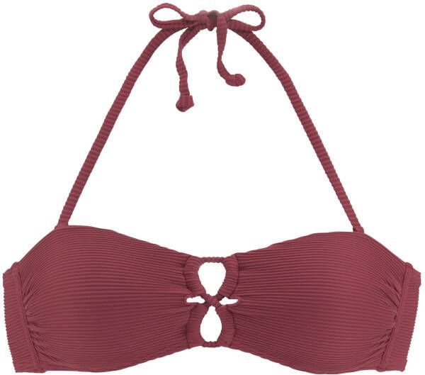 Sunseeker Bandeau-bikinitop Fancy met modieuze siersluiting