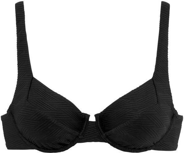 Sunseeker Bikinitop met beugels Loretta met structuurpatroon