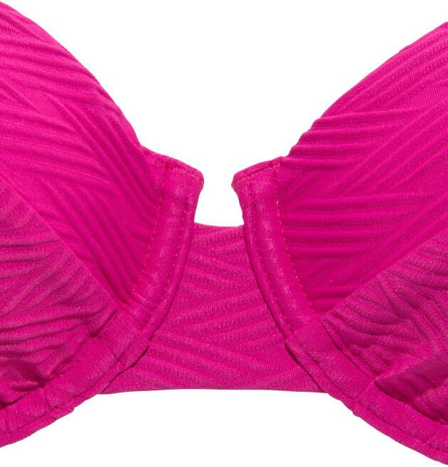 Sunseeker Bikinitop met beugels Loretta met structuurpatroon