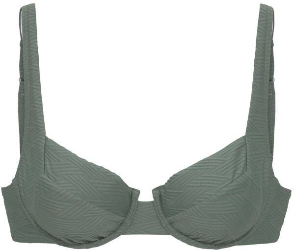Sunseeker Bikinitop met beugels Loretta met structuurpatroon