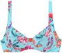Sunseeker Highwaist-bikinibroekje Modern met een bloemmotief - Thumbnail 2