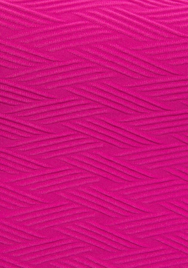 Sunseeker Crop-bikinitop Loretta met structuurpatroon