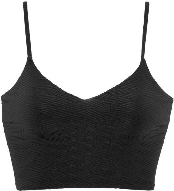 Sunseeker Crop-bikinitop Loretta met structuurpatroon - Foto 2