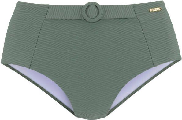 Sunseeker Highwaist-bikinibroekje Loretta met sierriem