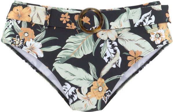 Sunseeker Highwaist-bikinibroekje Suva met een afneembare riem