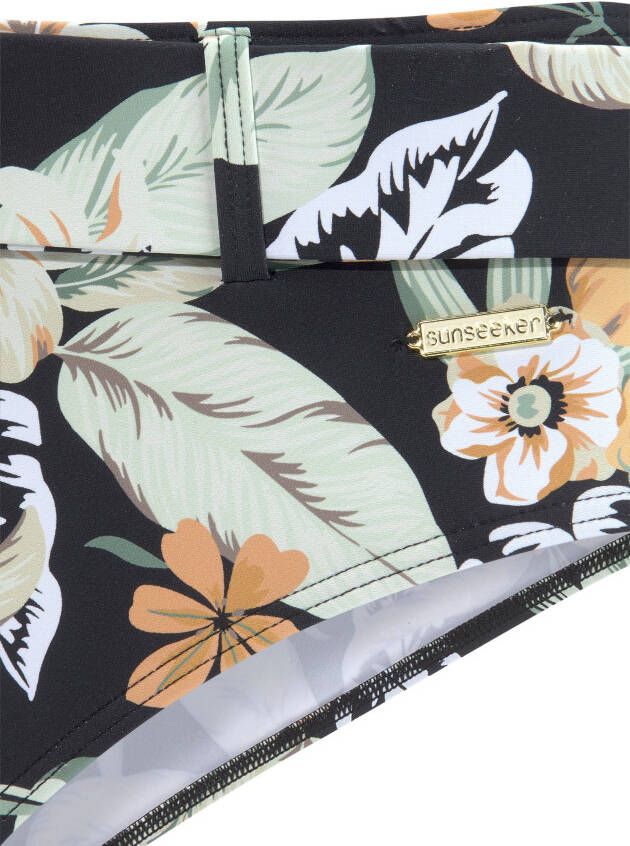 Sunseeker Highwaist-bikinibroekje Suva met een afneembare riem